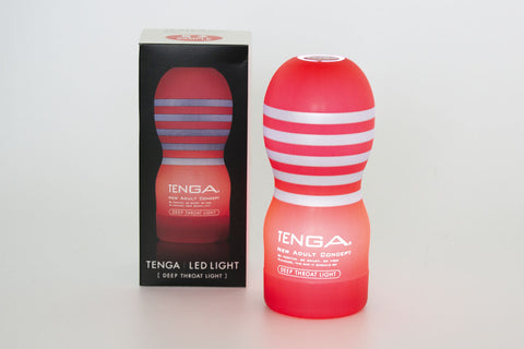 Tenga Deep Throat Cup display light
