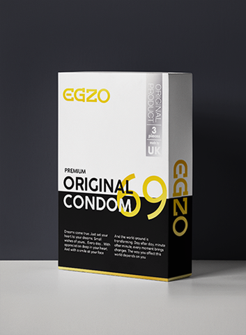 3 Original Latex Condoms - Egzo Premium
