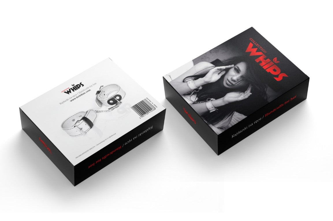 Handcuffs for her White Vegan Collection