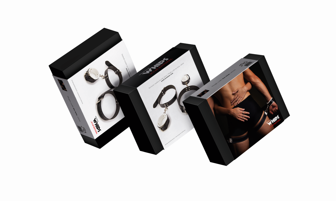 Thigh cuffs for him White Collection