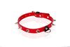 Collar with spikes for her Red Vegan Collection