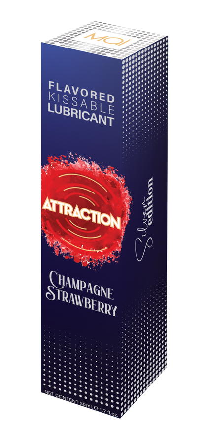 Lubricant attraction champagne strawberry 50ml