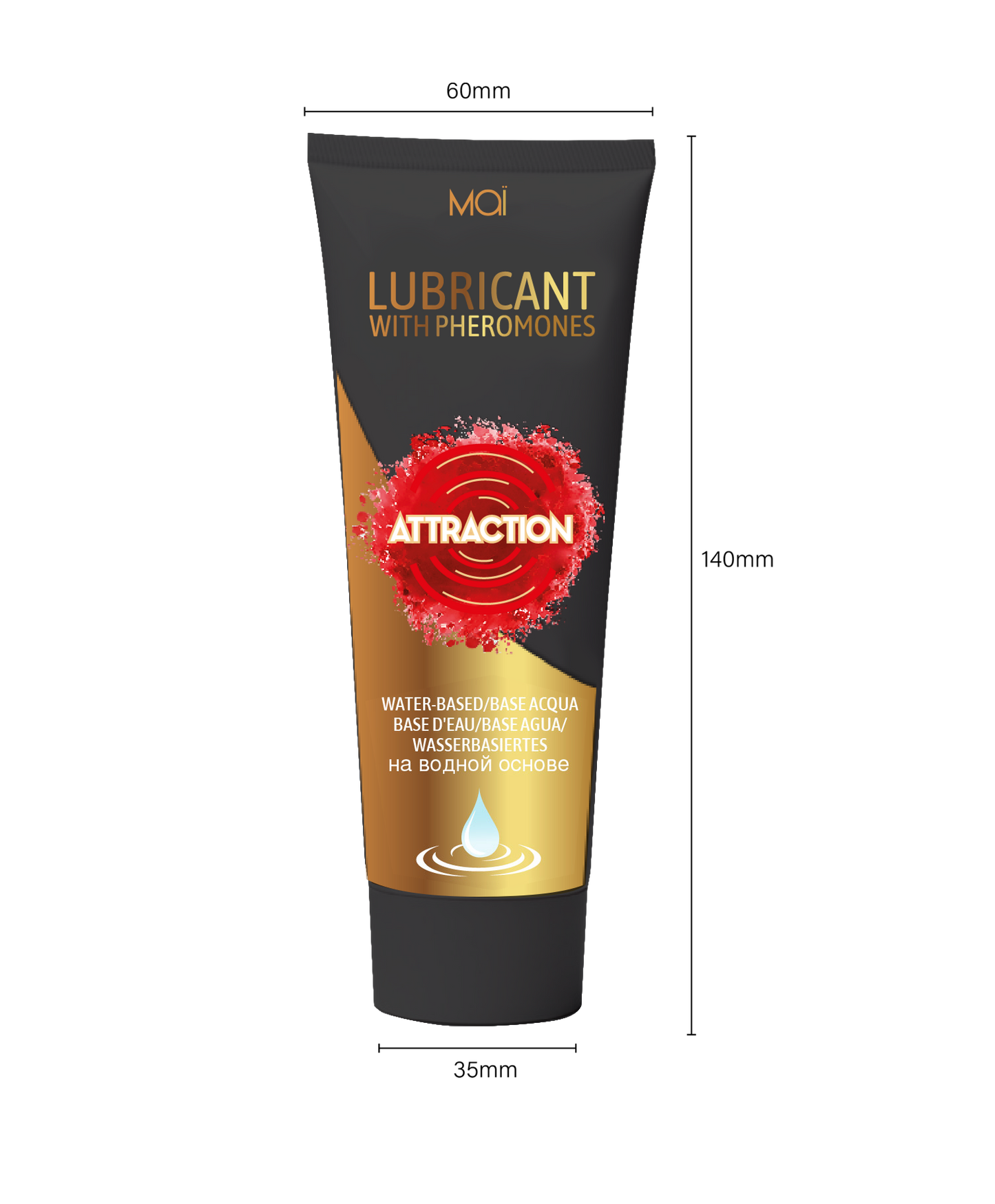 Lubricant with pheromones attraction 100ml