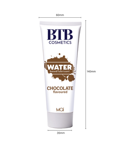 BTB water based flavored chocolat lubricant 100ml