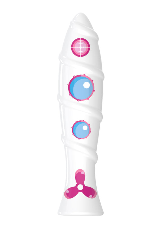 White Submarine Porcelain Dildo