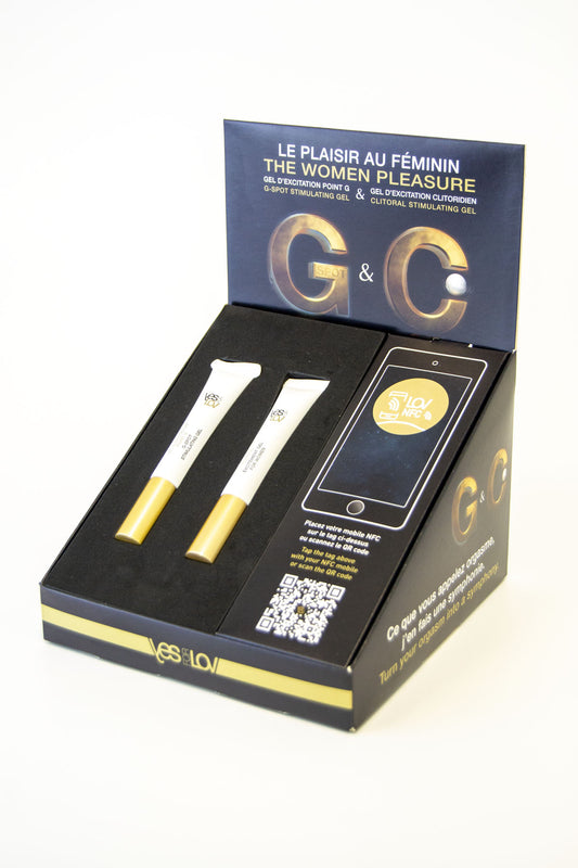 Woman pleasure display (G-spot + Clitoral stimulating gel)