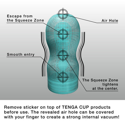Ultra Size Original Deep Throat Vacuum Cup - Tenga masturbator