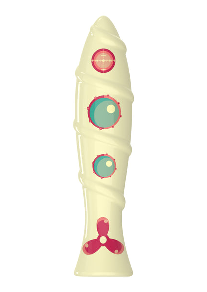 Yellow Submarine Porcelain Dildo