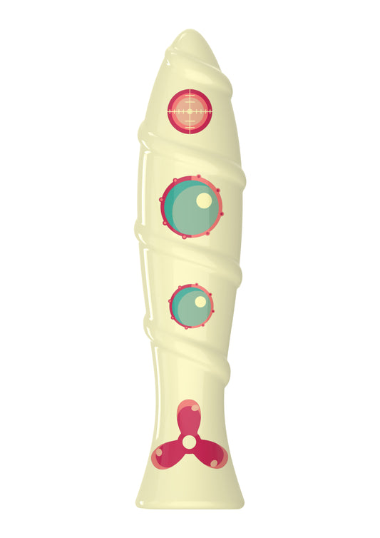 Yellow Submarine Porcelain Dildo