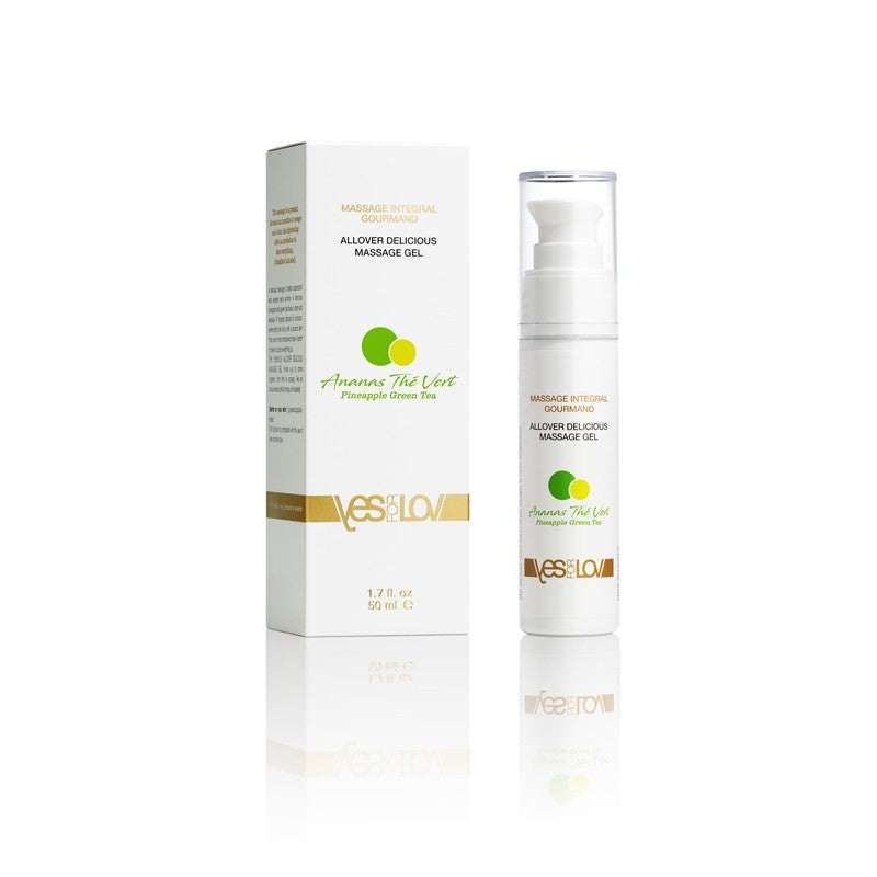 Delicious Allover Massage Gel - Pineapple/Green Tea 50ml