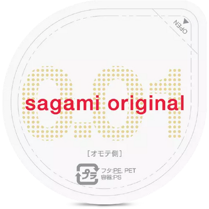 Sagami Original 0.01mm Polyurethane condoms 5pc pack