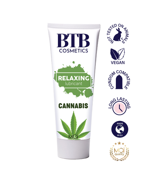 BTB water based cannabis lubricant 100ml
