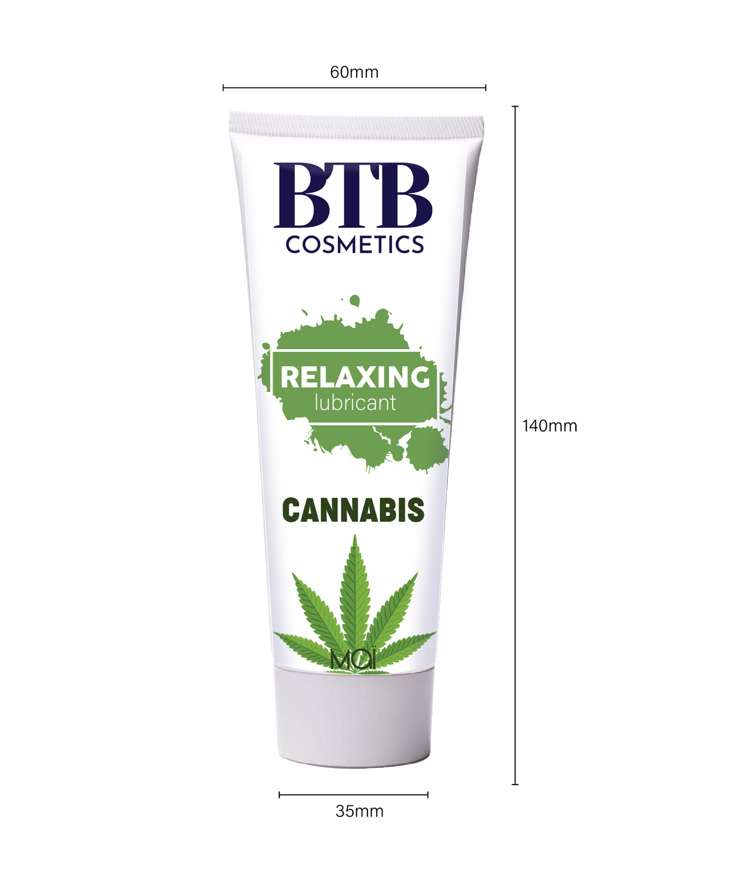 BTB water based cannabis lubricant 100ml