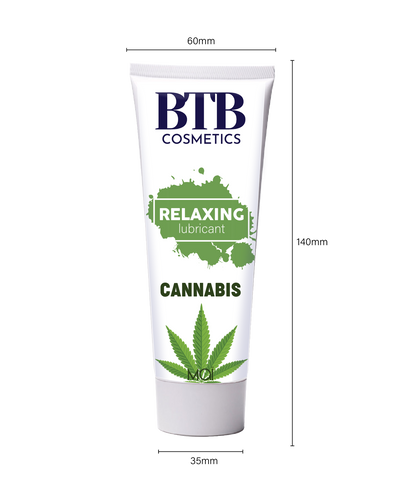 BTB water based cannabis lubricant 100ml