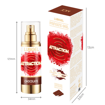 Lubigel intimate gel with Liquid vibrator effect chocolate 30ml