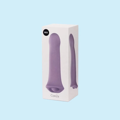 Comze strap-on dildo with stimulating base