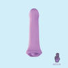 Comze strap-on dildo with stimulating base