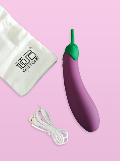 The Eggplant Emoji Vibrator XL