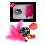 Strawberry Edible Body Powder and Feather Tickler