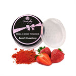Strawberry Edible Body Powder and Feather Tickler