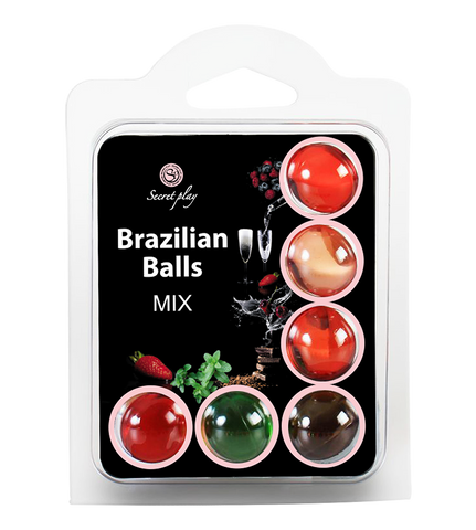 Set 6 Brazilian Balls Mix