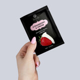 Strawberry & Cream - Hot Effect Kissable Lubricant Sachet 10ml