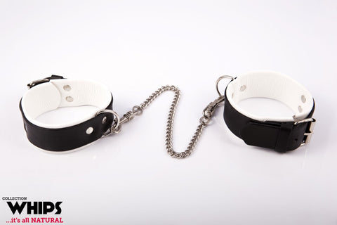 Ankle cuffs for him White Collection