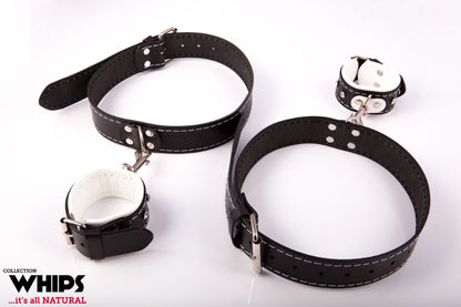 Thigh cuffs for her White Collection
