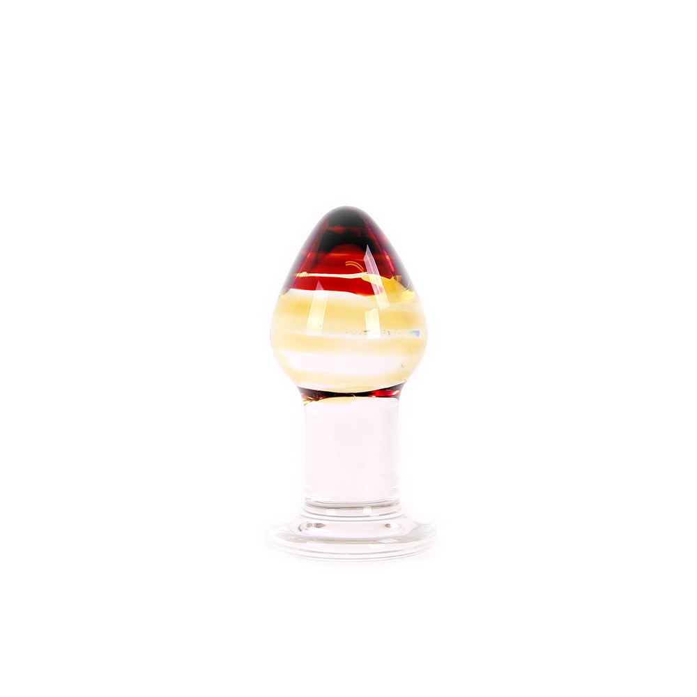 GLASS DILDO COLOR BUTT PLUG