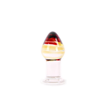 GLASS DILDO COLOR BUTT PLUG