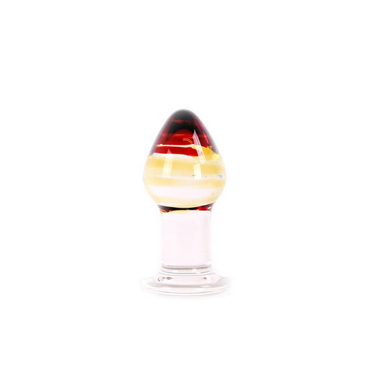GLASS DILDO COLOR BUTT PLUG
