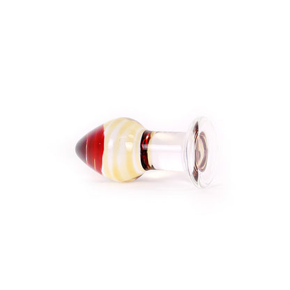 GLASS DILDO COLOR BUTT PLUG