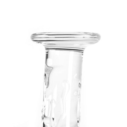 GLASS DILDO CLEAR PENIS ROUND