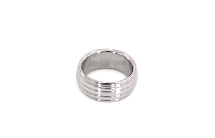 Fancy Steel Donut Cockring 50 mm