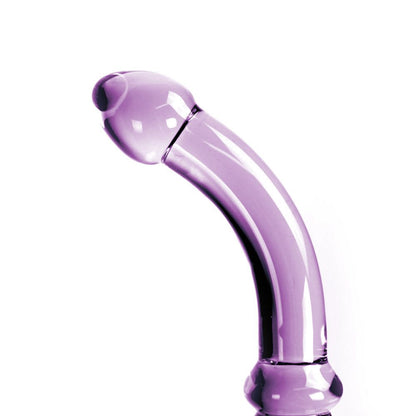 Curved glass dildo
