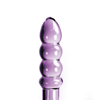 Curved glass dildo