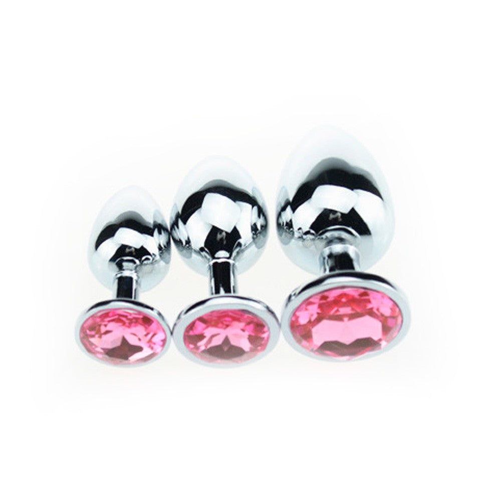 Butt Plug Aluminium Pink
