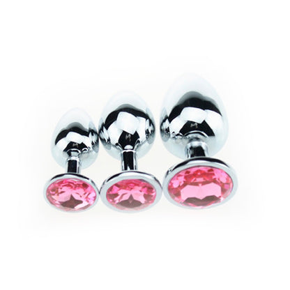 Butt Plug Aluminium Pink