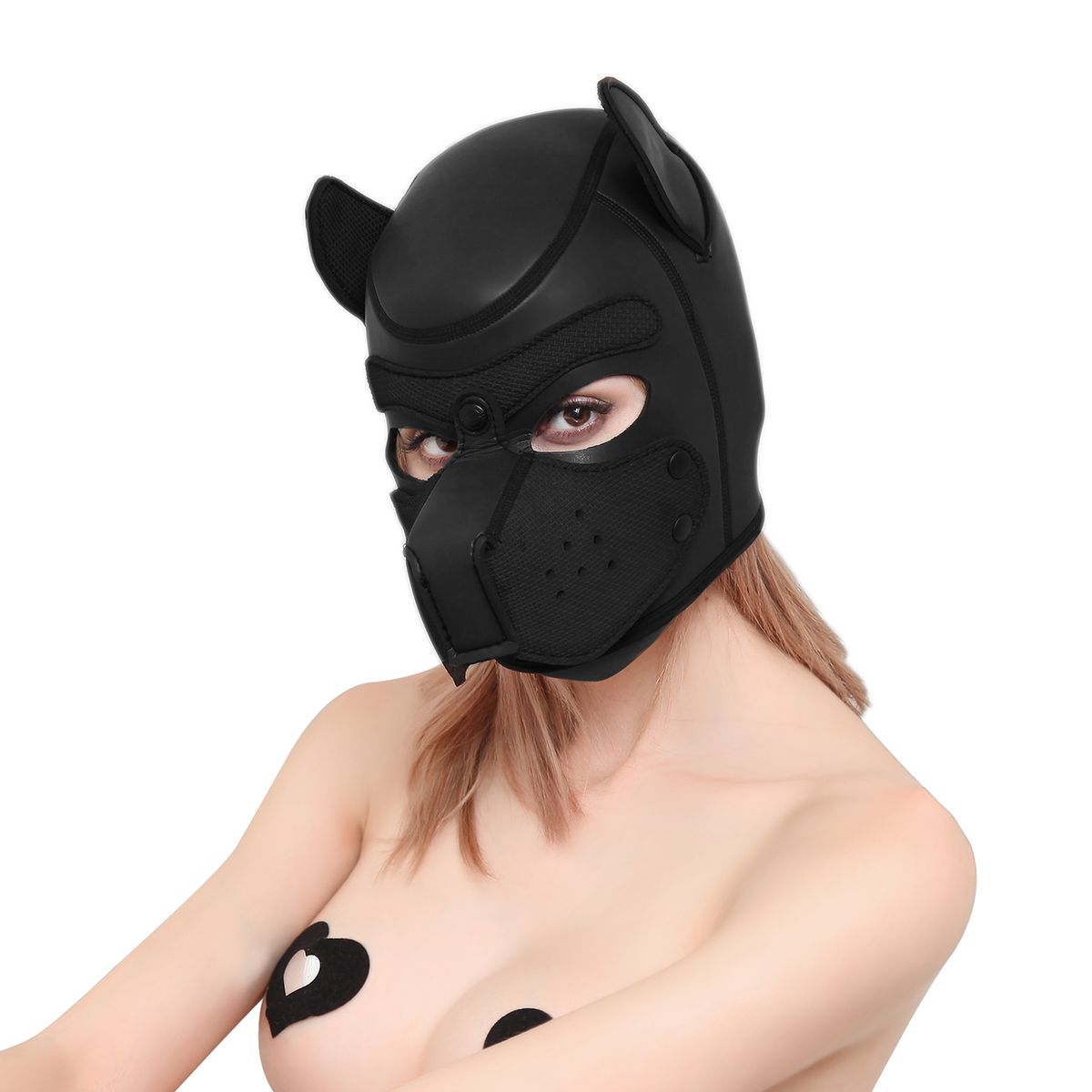 Neoprene Puppy Dog BDSM Hood