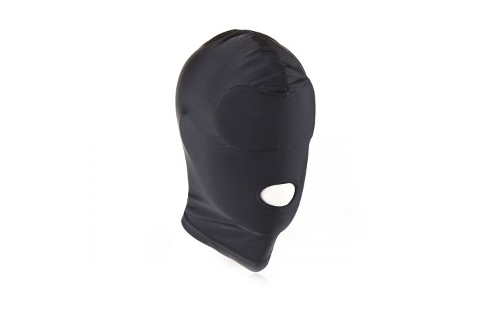 Black BDSM Hood Mouth Only