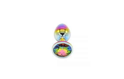 Rainbow Buttplug with Gem