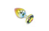 Rainbow Buttplug with Gem