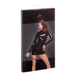 Mini Dress with black 2-way zipper in the front