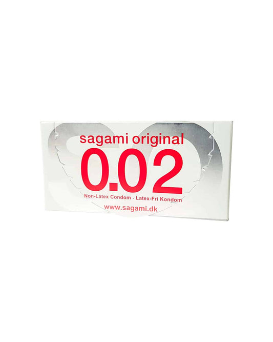 Ultra thin latex-free (Polyurethane) condoms Sagami 0.02 mm (2pc)