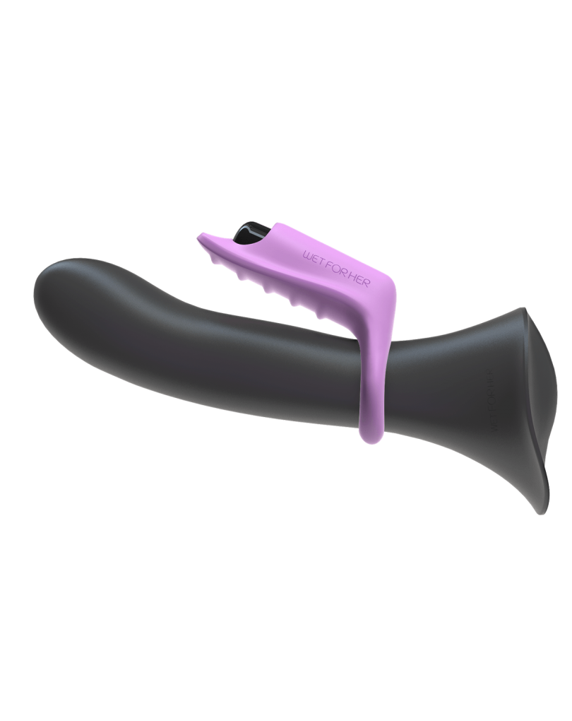 WowHer clitoris ring vibrator plug-on