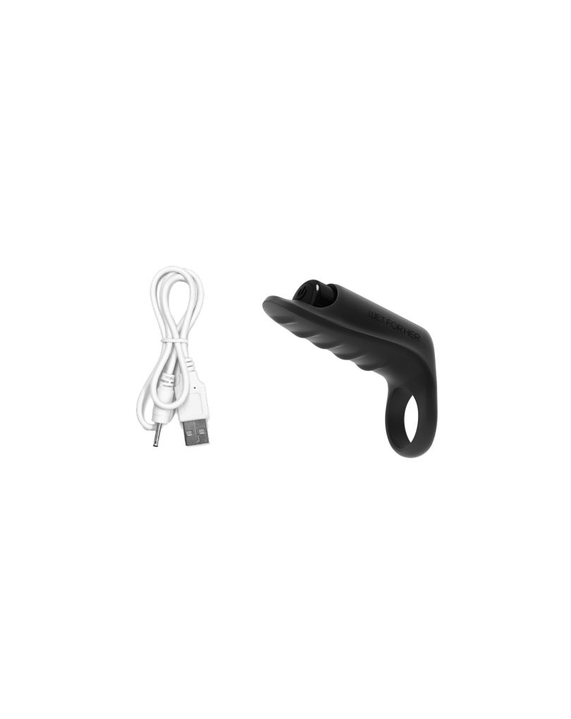 WowHer clitoris ring vibrator plug-on