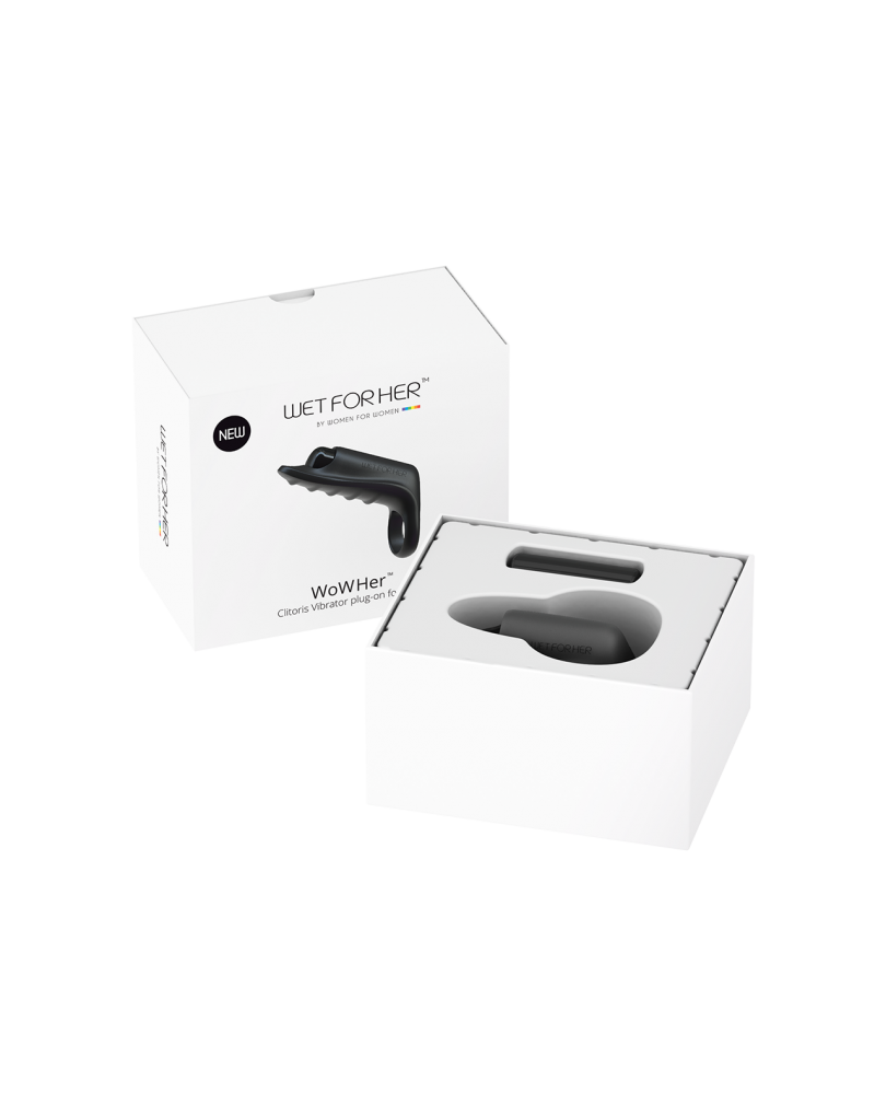 WowHer clitoris ring vibrator plug-on