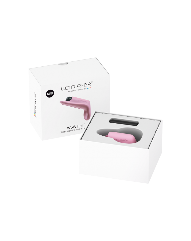 WowHer clitoris ring vibrator plug-on