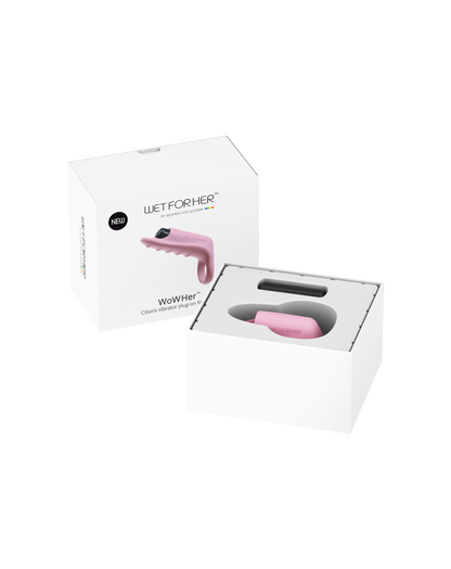 WowHer clitoris ring vibrator plug-on